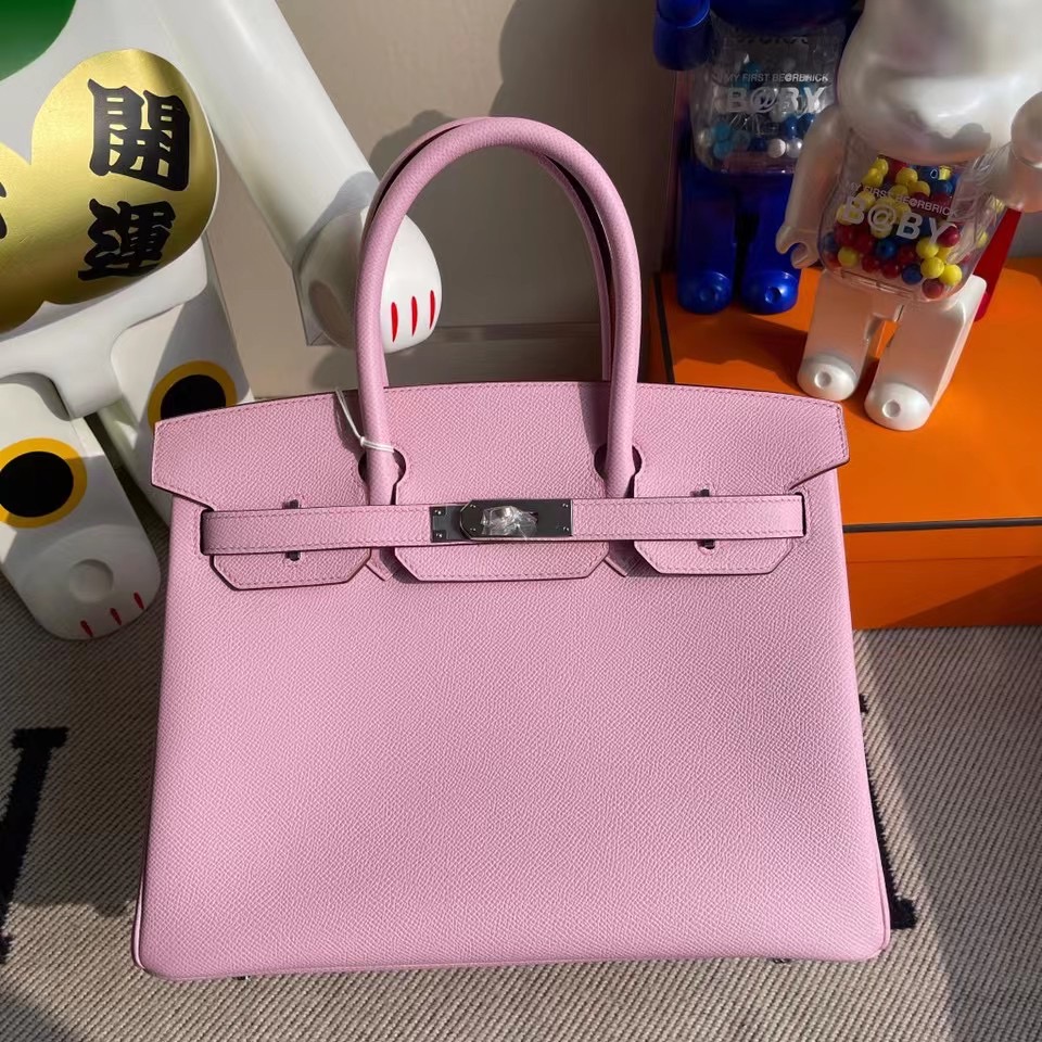 臺灣高雄市苓雅區 Hermes Birkin 30 Epsom X9 Mauve Sylvestre 錦葵紫銀扣