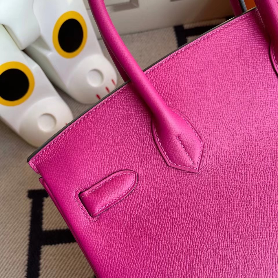 愛馬仕鉑金包2020年刻印 Y刻 Hermes Birkin 30cm Epsom L3 Rose Poupre 玫瑰紫