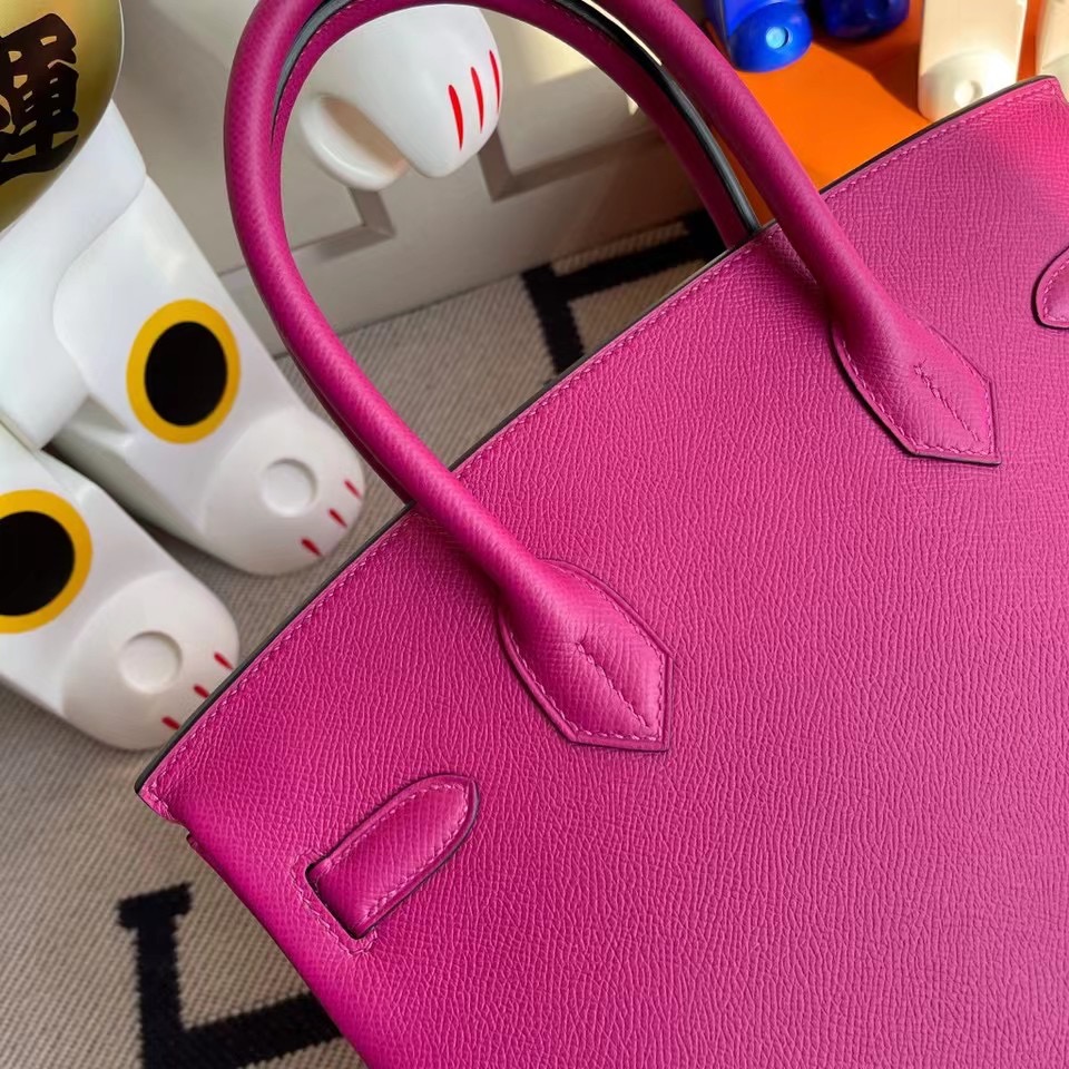 臺灣高雄市苓雅區 Hermes Birkin 30cm Epsom L3 Rose Poupre 玫瑰紫