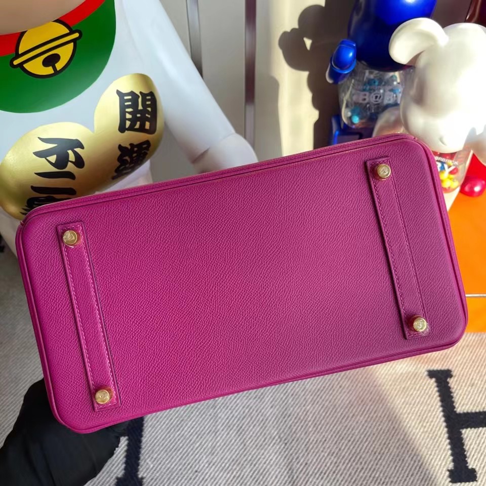 臺灣高雄市苓雅區 Hermes Birkin 30cm Epsom L3 Rose Poupre 玫瑰紫