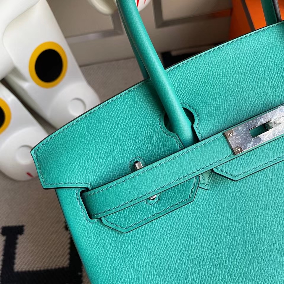 臺灣桃園市大園區 Hermes Birkin 30cm Epsom U1 Vert Verone 維羅納綠