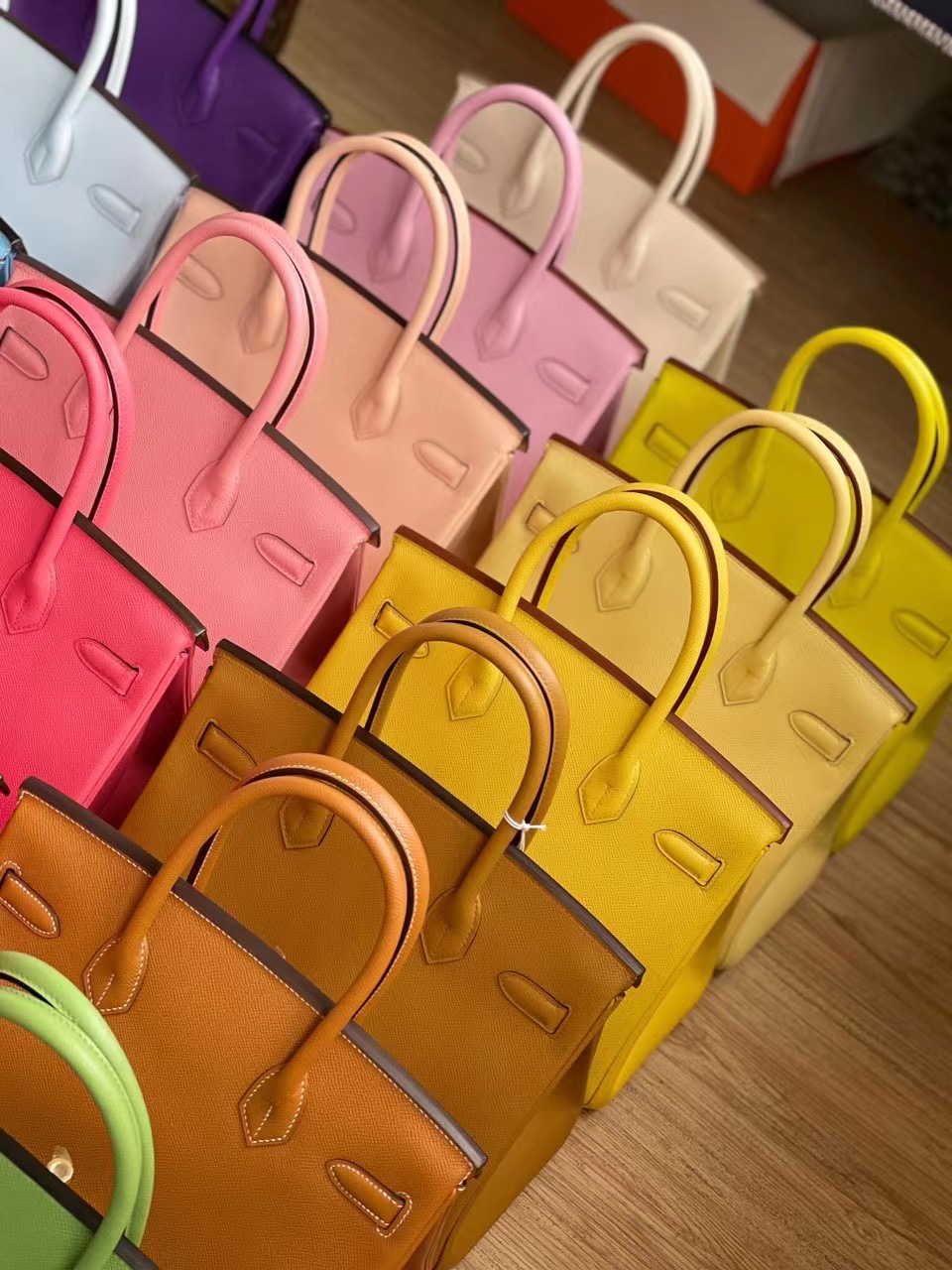 臺灣高雄市愛馬仕鉑金包圖片 Hermes Birkin 30cm Epsom CK10 Craie 奶昔白