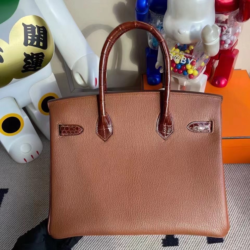 新竹市愛馬仕Hermes Birkin 30cm Touch 山羊皮 6C古銅色Bronze CC31Miel蜜糖棕