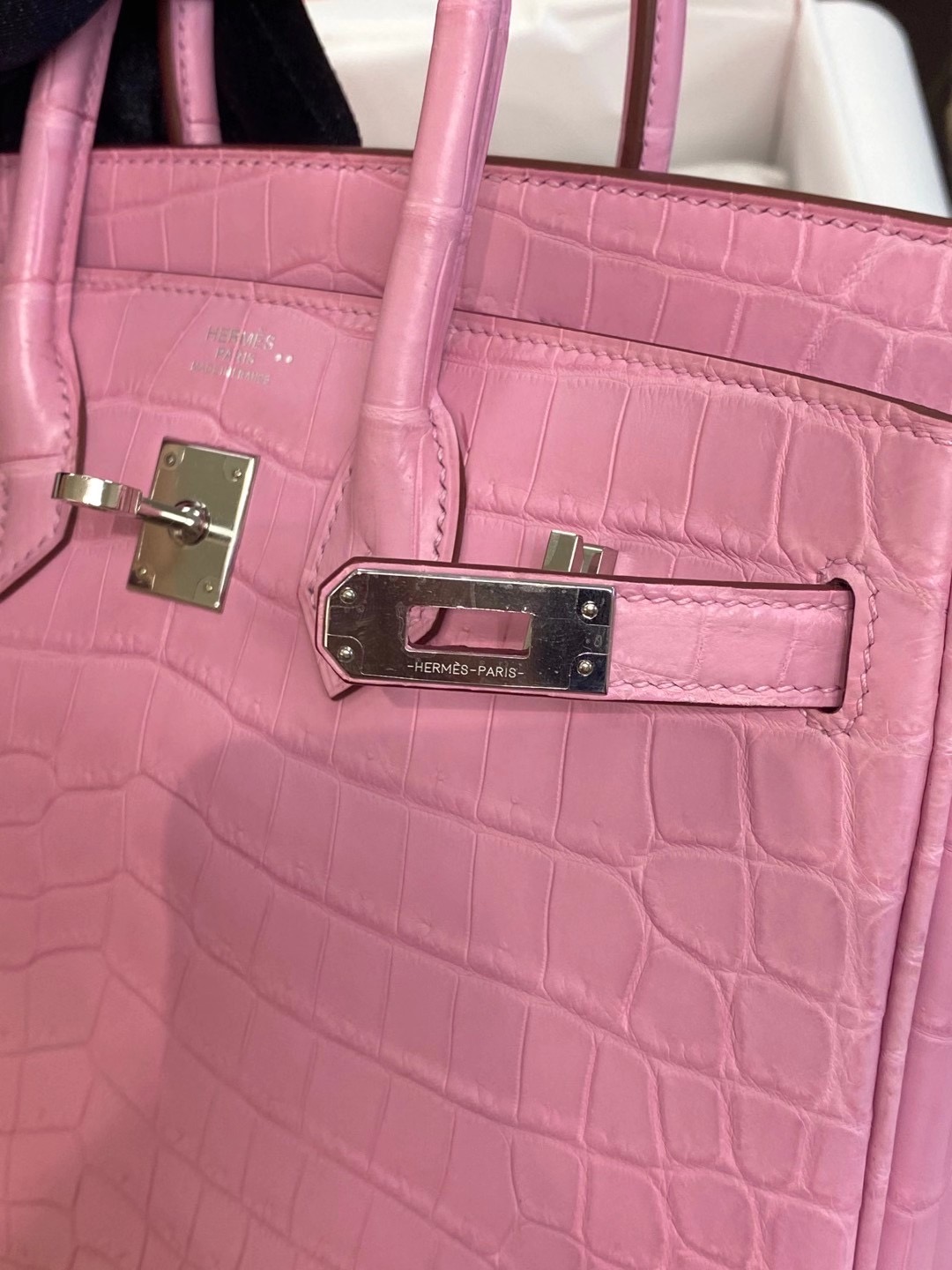 United Arab Emirates Hermes Birkin 25cm Matte nilo crocodile 5P Pink 櫻花粉尼羅鱷魚