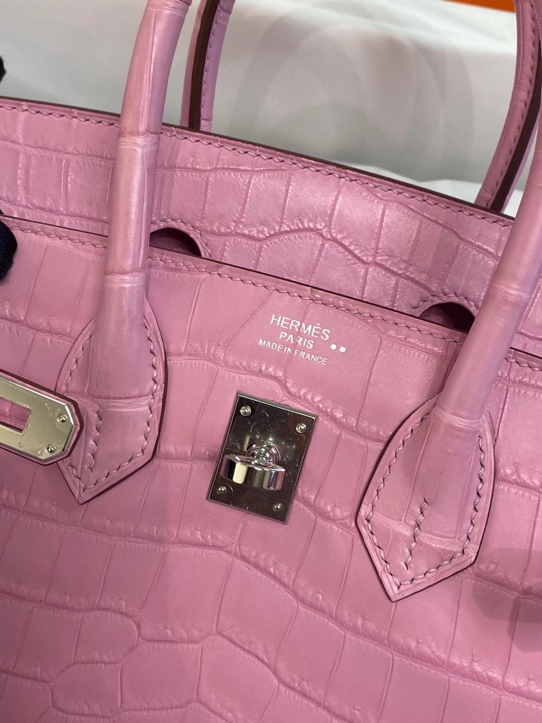 United Arab Emirates Hermes Birkin 25cm Matte nilo crocodile 5P Pink 櫻花粉尼羅鱷魚