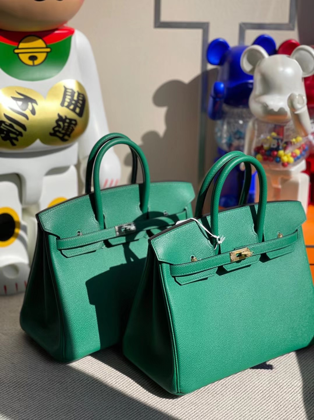 香港灣仔區跑馬地 愛馬仕2020年Y刻 Hermes Birkin 25 Epsom U4 Vert Verigo 絲絨綠