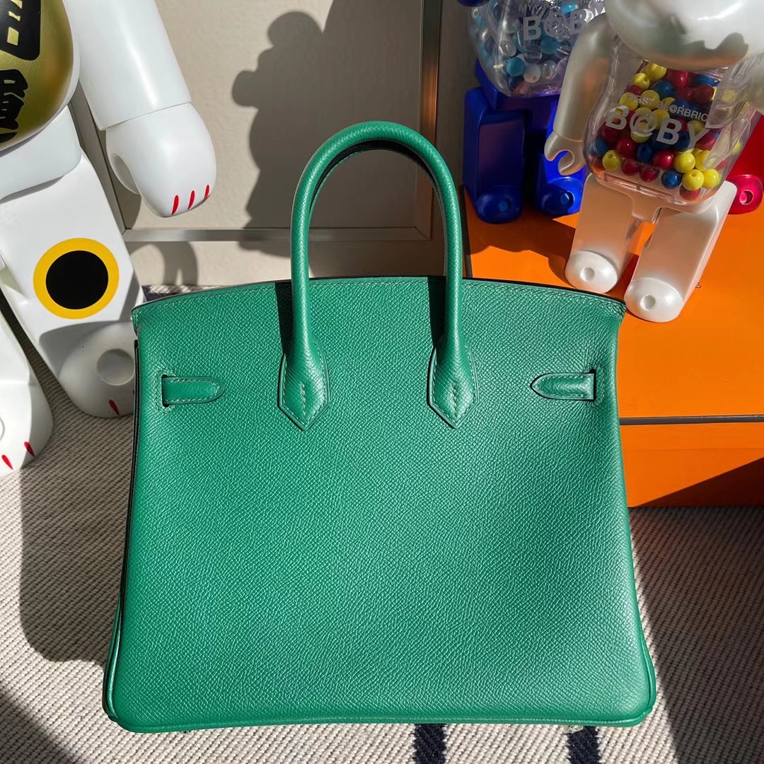 香港灣仔區跑馬地 愛馬仕2020年Y刻 Hermes Birkin 25 Epsom U4 Vert Verigo 絲絨綠