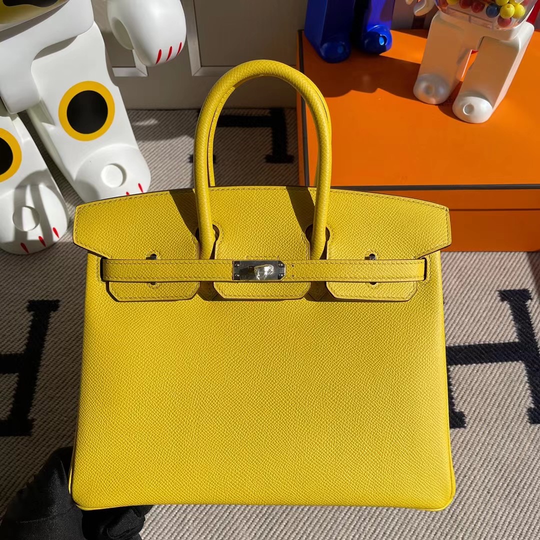 Kuwait Hermes Birkin 25cm Epsom 9O jaune de naples 那不勒斯黃