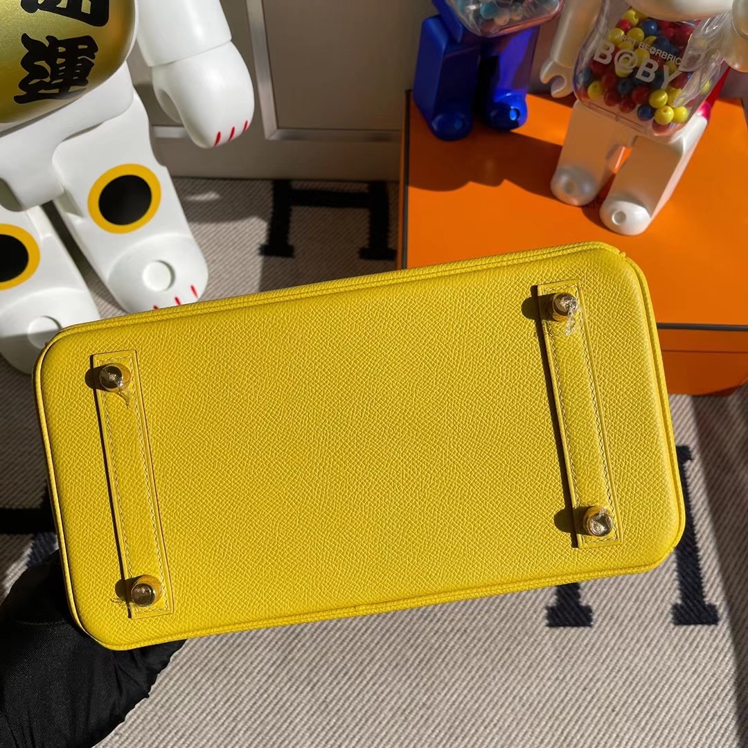 Kuwait Hermes Birkin 25cm Epsom 9O jaune de naples 那不勒斯黃