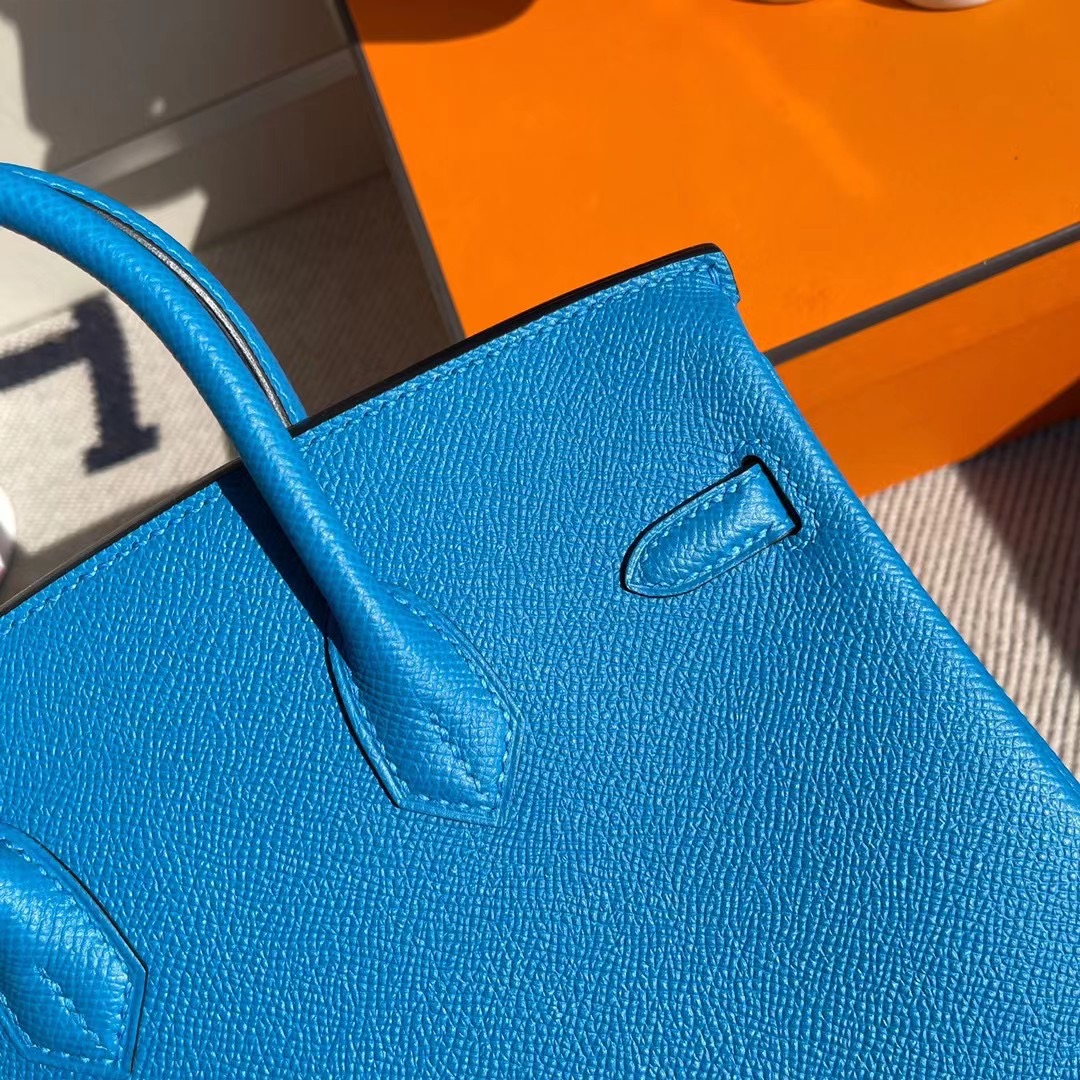 愛馬仕鉑金包 香港 Hermes Birkin 25cm Epsom B3 坦桑尼亞藍 Blue Zanzibar