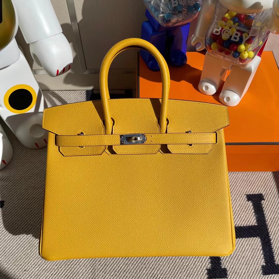 Kowloon City Hong Kong Hermes Birkin 25cm Epsom 9D Jaune Amber 琥珀黃