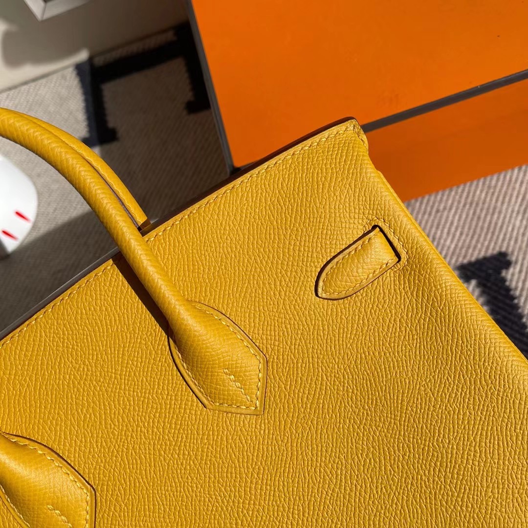 Kowloon City Hong Kong Hermes Birkin 25cm Epsom 9D Jaune Amber 琥珀黃