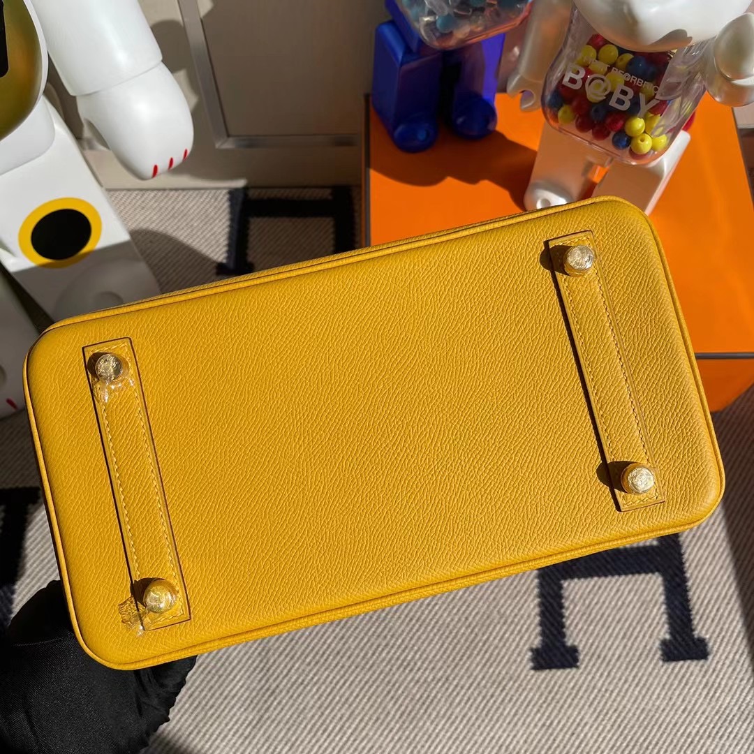 Kowloon City Hong Kong Hermes Birkin 25cm Epsom 9D Jaune Amber 琥珀黃