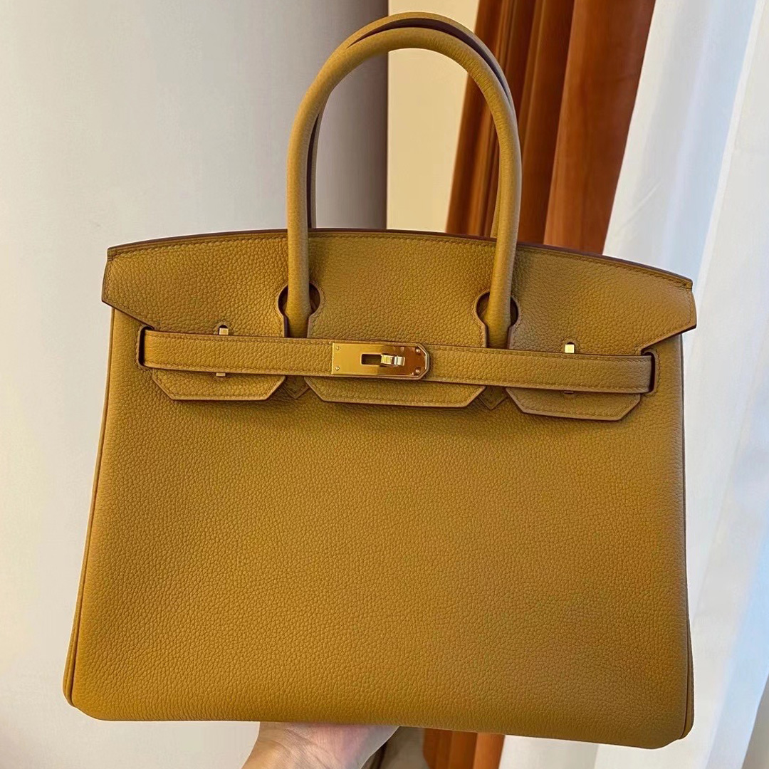 Hermes Birkin 25cm Togo 2S sesame 芝麻色 Togo Gold hardware