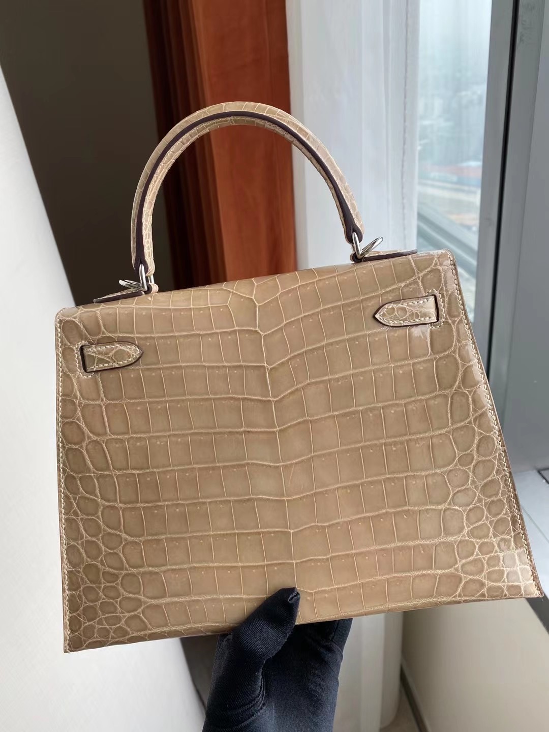 Yuen Long District Hong Kong Hermes Kelly 25cm CK14 beige 杏色