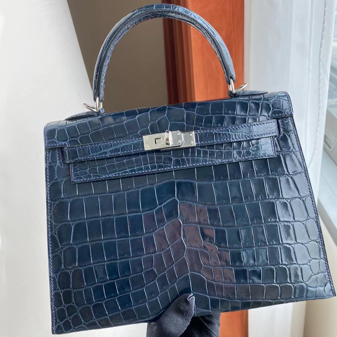 香港元朗區天水圍 Hong Kong Hermes Kelly 25cm CK76 深海藍 blue indgo