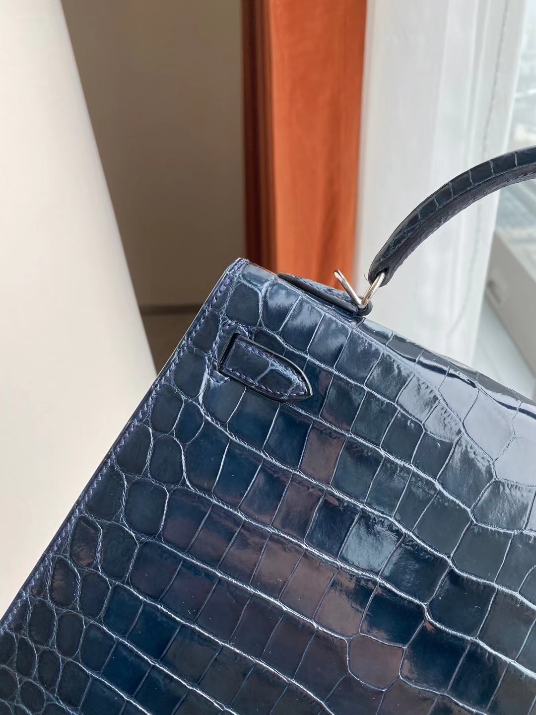 香港元朗區天水圍 Hong Kong Hermes Kelly 25cm CK76 深海藍 blue indgo