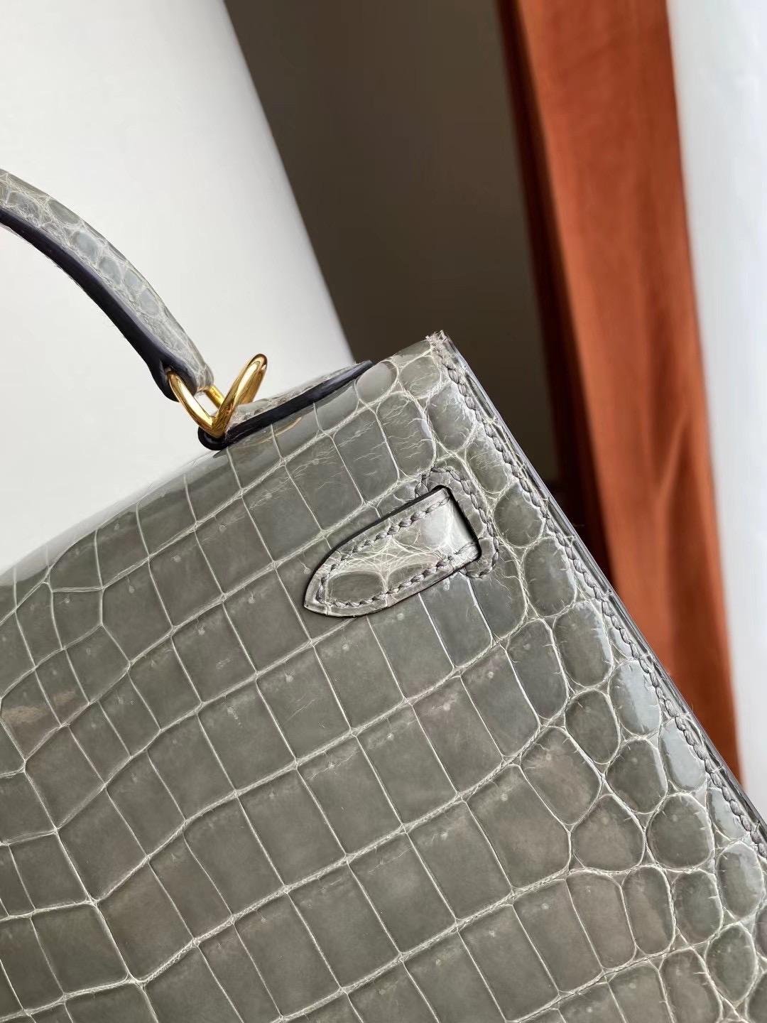 香港元朗區元朗 Hong Kong Hermes Kelly 25cm CC81 gris tourterelle 斑鳩灰