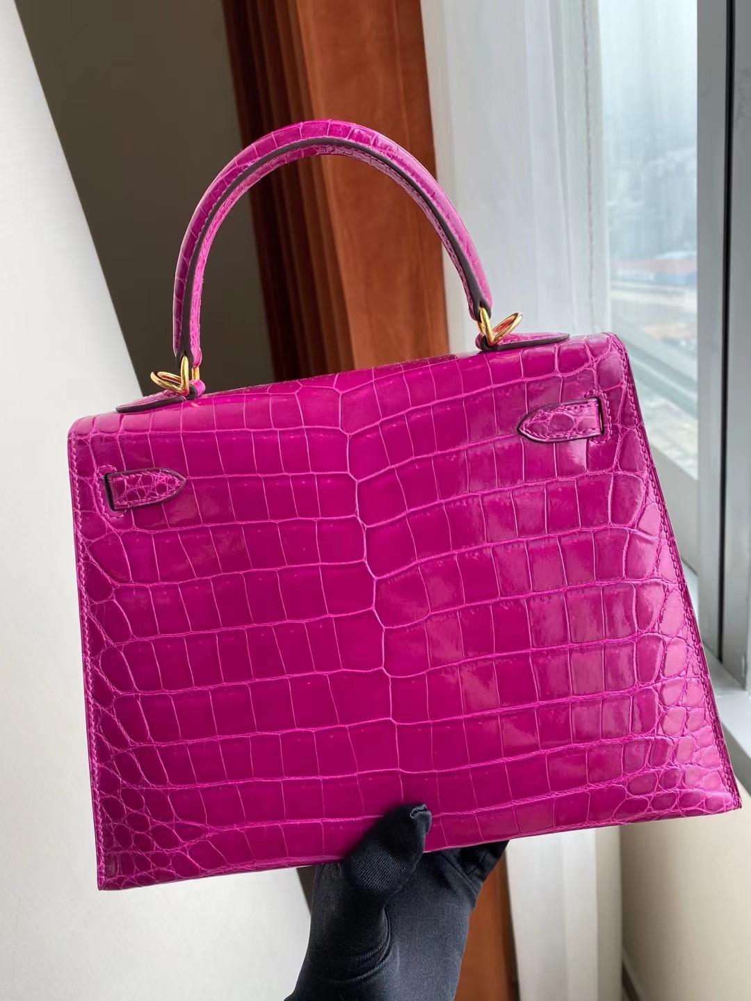 Hong Kong Hermes Kelly 25cm J5 Rose Sheheraradez 天方夜譚粉紫