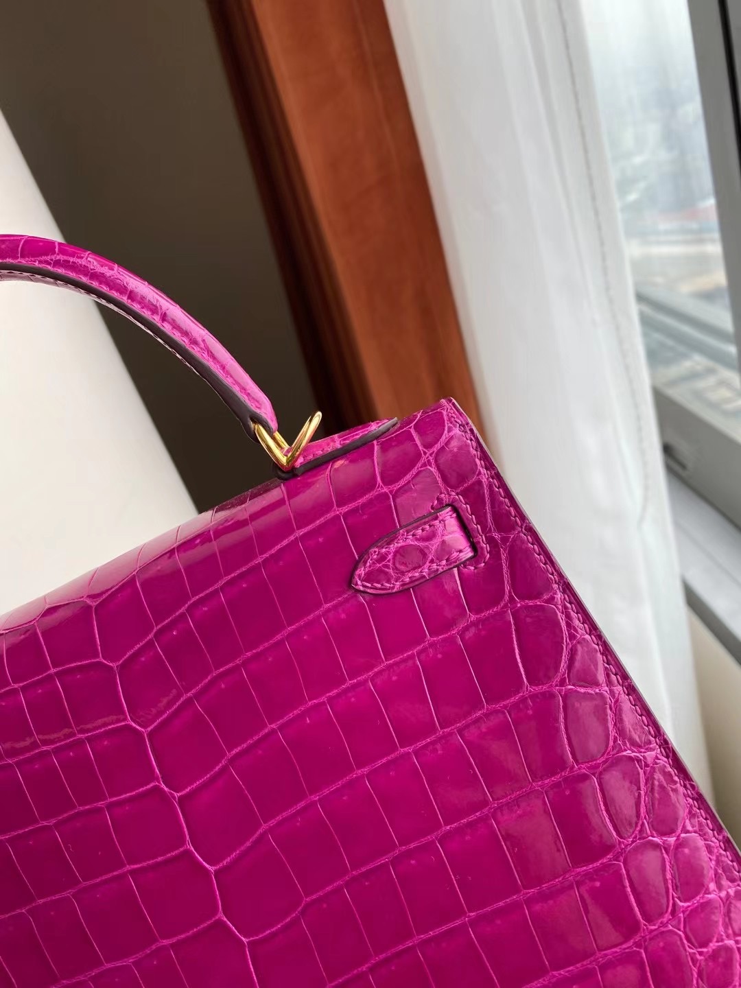 Hong Kong Hermes Kelly 25cm J5 Rose Sheheraradez 天方夜譚粉紫