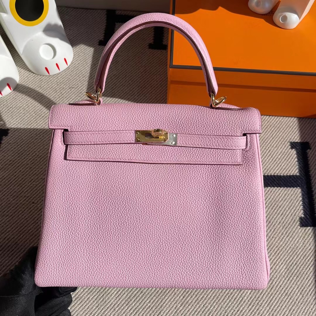 溫哥華 Canada Hermes Kelly 25cm Togo X9錦葵紫 mauve sylvestre 金扣