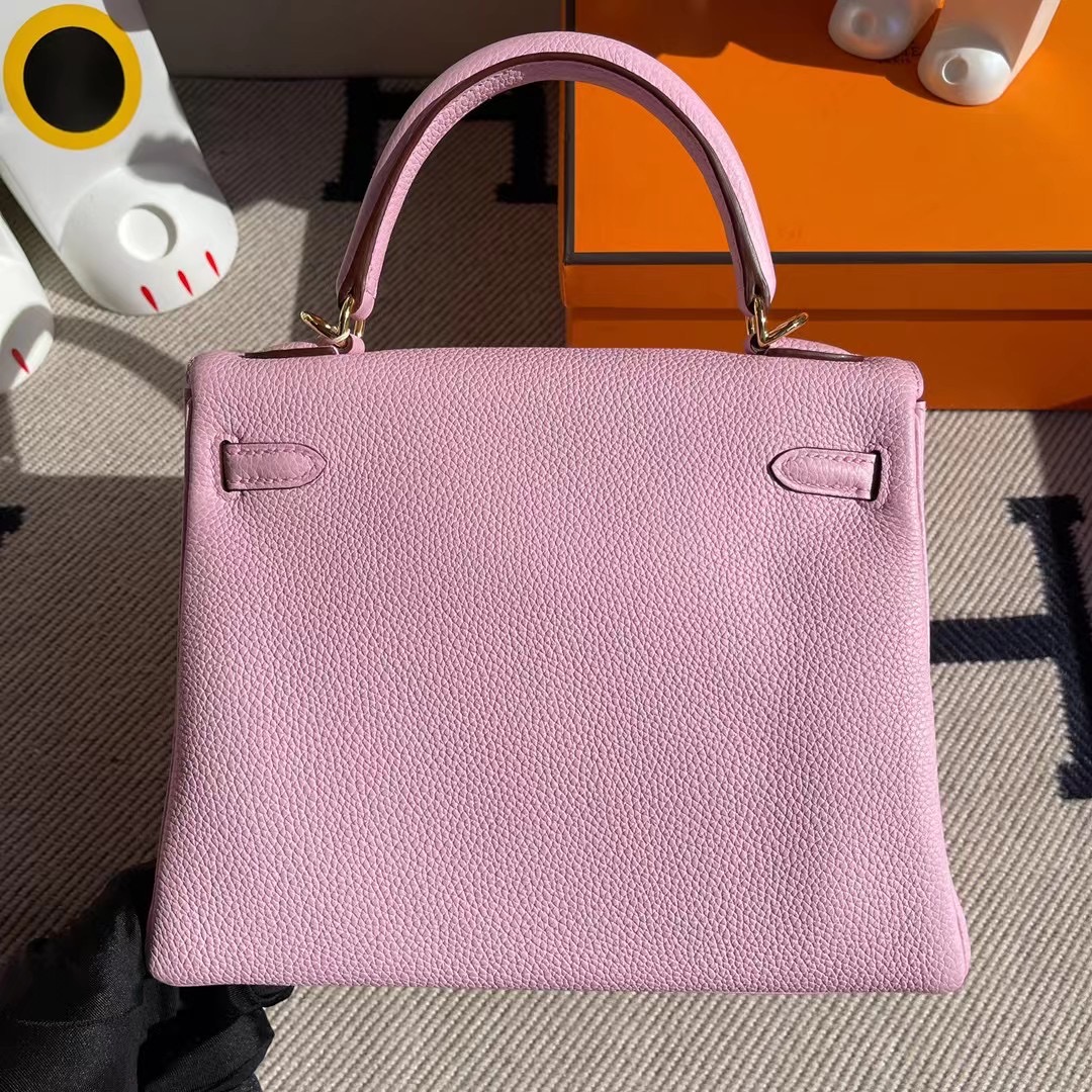 溫哥華 Canada Hermes Kelly 25cm Togo X9錦葵紫 mauve sylvestre 金扣