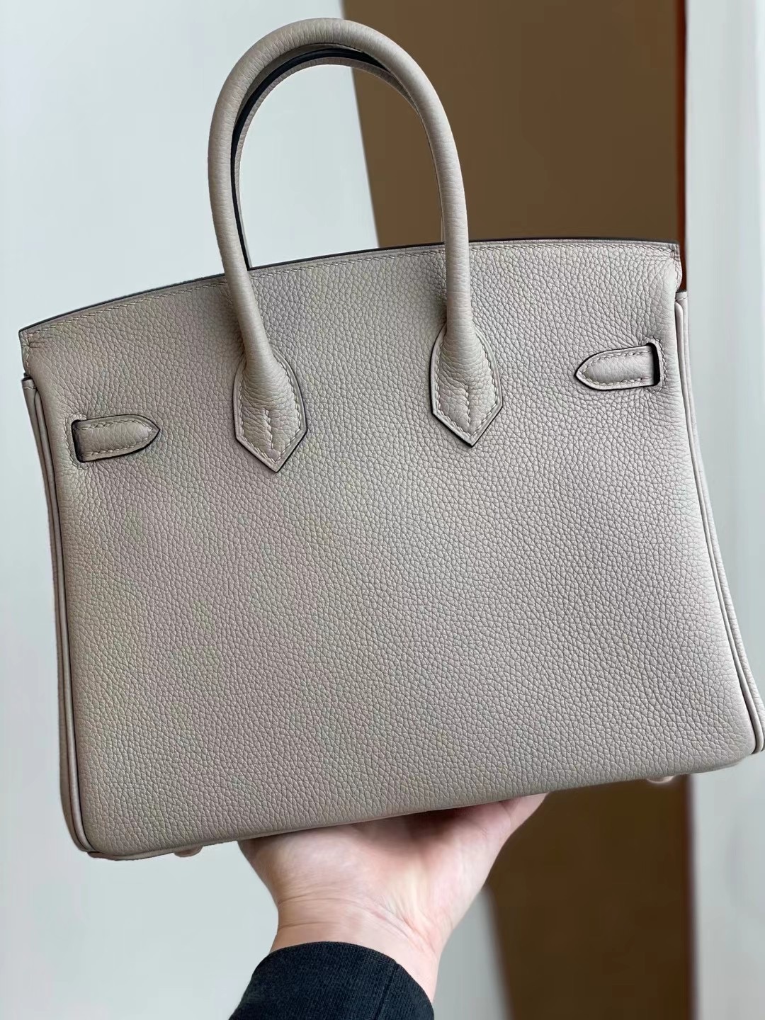 Hermes Birkin 25cm Togo 81 Gris Tourterelle 斑鳩灰 玫瑰金扣