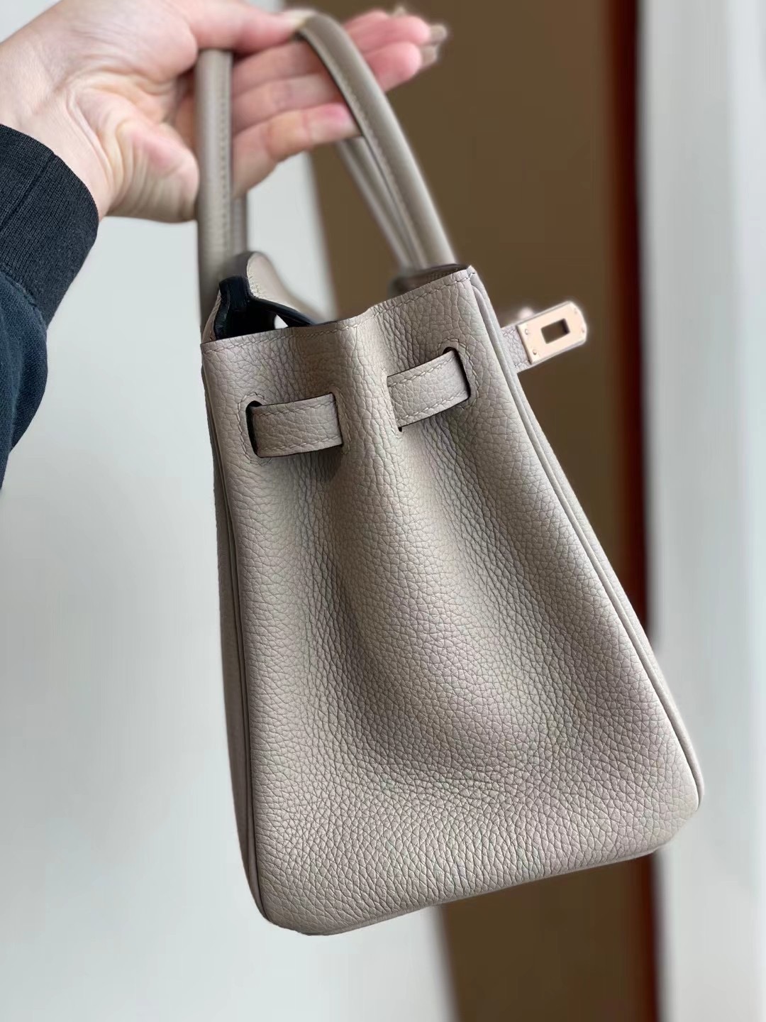 Hermes Birkin 25cm Togo 81 Gris Tourterelle 斑鳩灰 玫瑰金扣