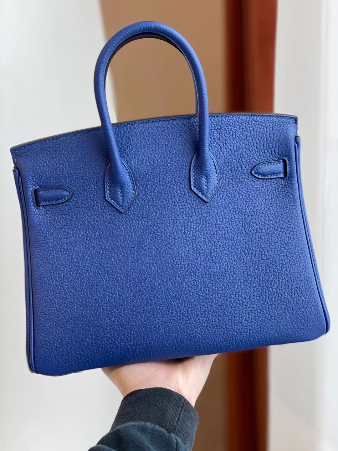 Hermes Birkin 25cm Togo 7T Blue Electric 電光藍 全手工蜜蠟線縫製