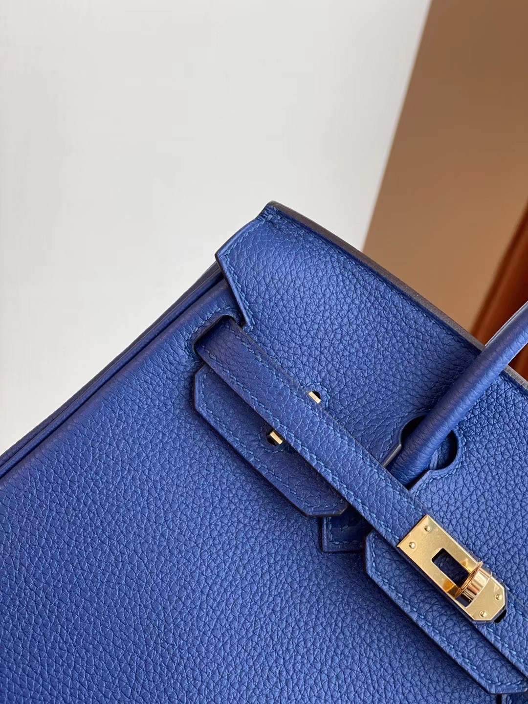 Hermes Birkin 25cm Togo 7T Blue Electric 電光藍 全手工蜜蠟線縫製