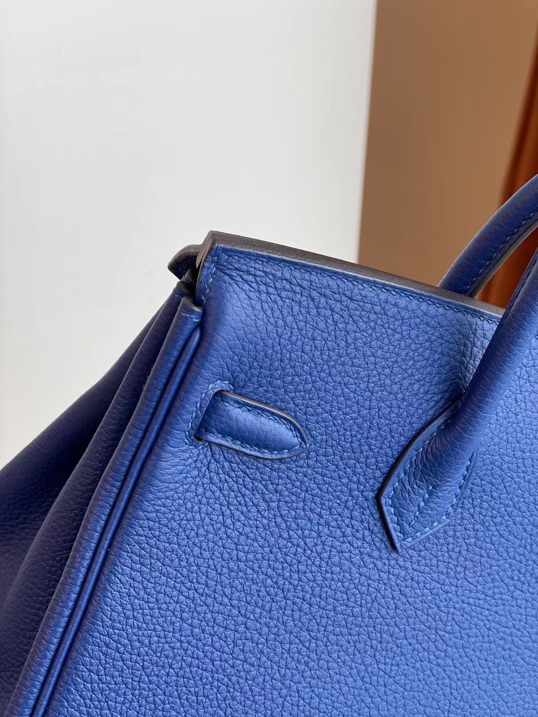 Hermes Birkin 25cm Togo 7T Blue Electric 電光藍 全手工蜜蠟線縫製