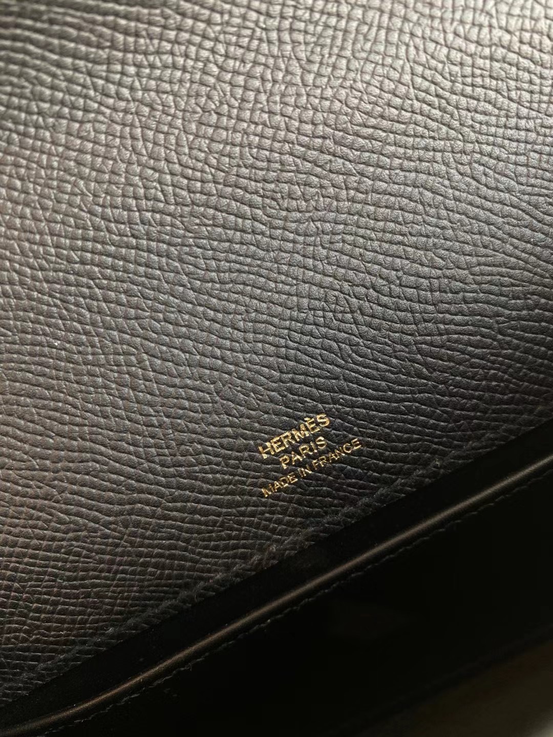 廣州愛馬仕手拿包 晚宴包 Hermes Mini Kelly Pochette Epsom CC89 Noir 黑色