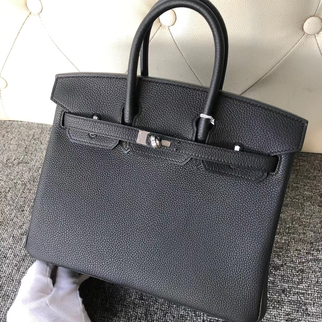 愛馬仕 2021年 Z刻工匠號 Hermes Birkin 25cm CK89 Noir 黑色 Togo小牛皮 銀扣