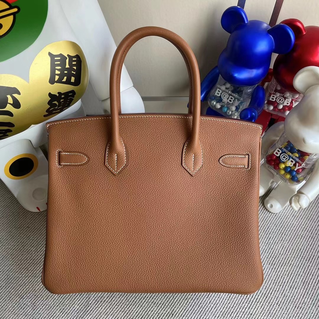 愛馬仕鉑金包價格 Hermes Birkin 30cm Togo CK37 Gold 金棕色 金扣