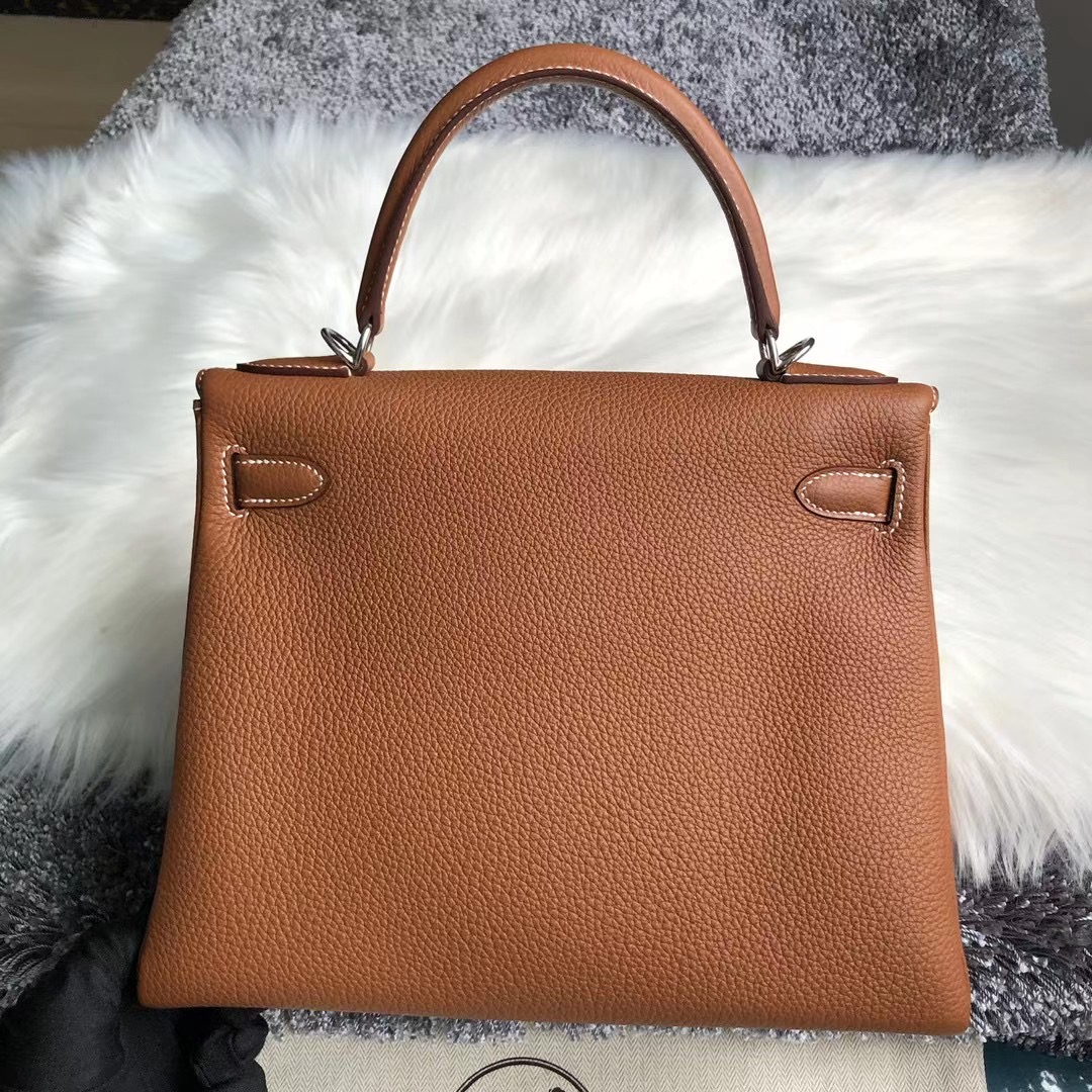 香港島中西區 上環愛馬仕凱莉包價格 Hermes Kelly 28cm Togo CK37 Gold 金棕色