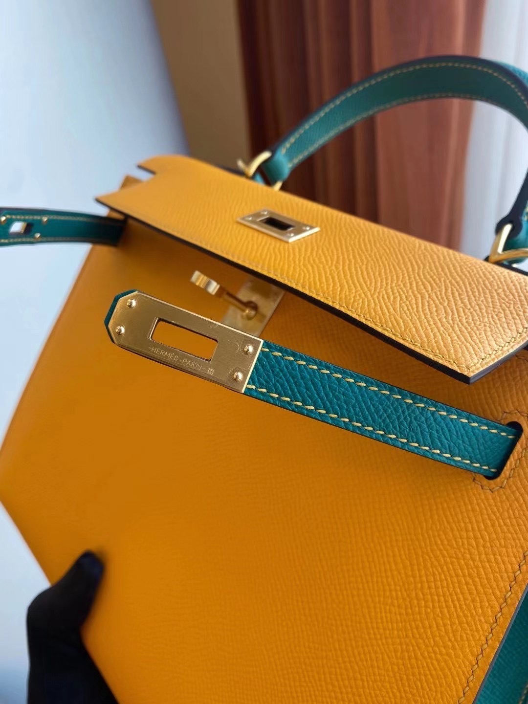 Hermes Kelly 25cm Epsom HSS 9V Jaune Dor 太陽黃 Z6 Malachite 孔雀綠 拉絲金扣