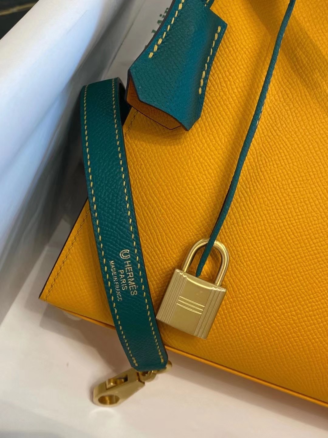 Hermes Kelly 25cm Epsom HSS 9V Jaune Dor 太陽黃 Z6 Malachite 孔雀綠 拉絲金扣