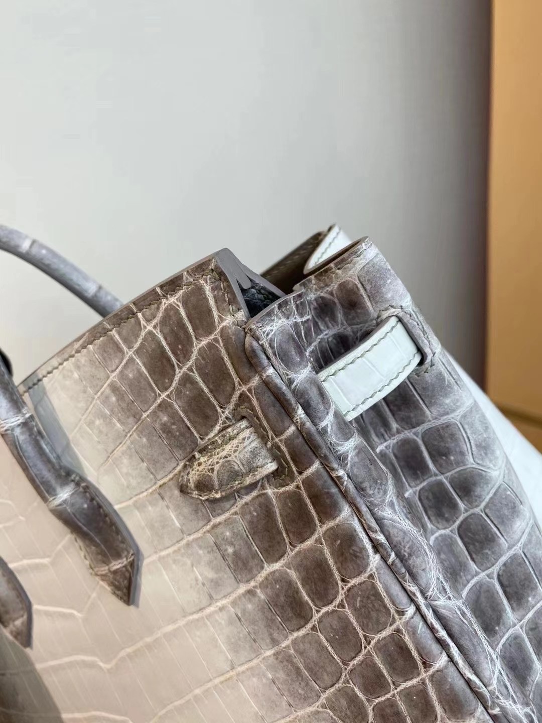 愛馬仕喜馬拉雅定製多少錢 Hermes Birkin 25cm Himalayan Niloticus Crocodile