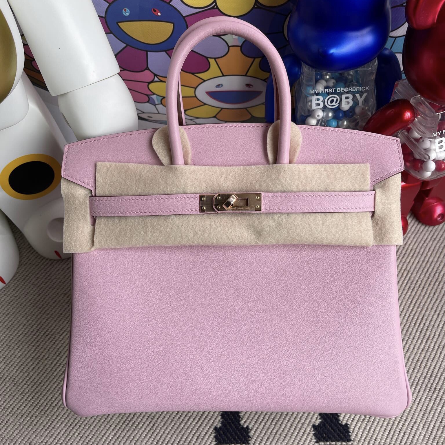 臺灣桃園市愛馬仕鉑金定製價格 Hermes Birkin 25cm Swift X9 Mauve Sylvestre