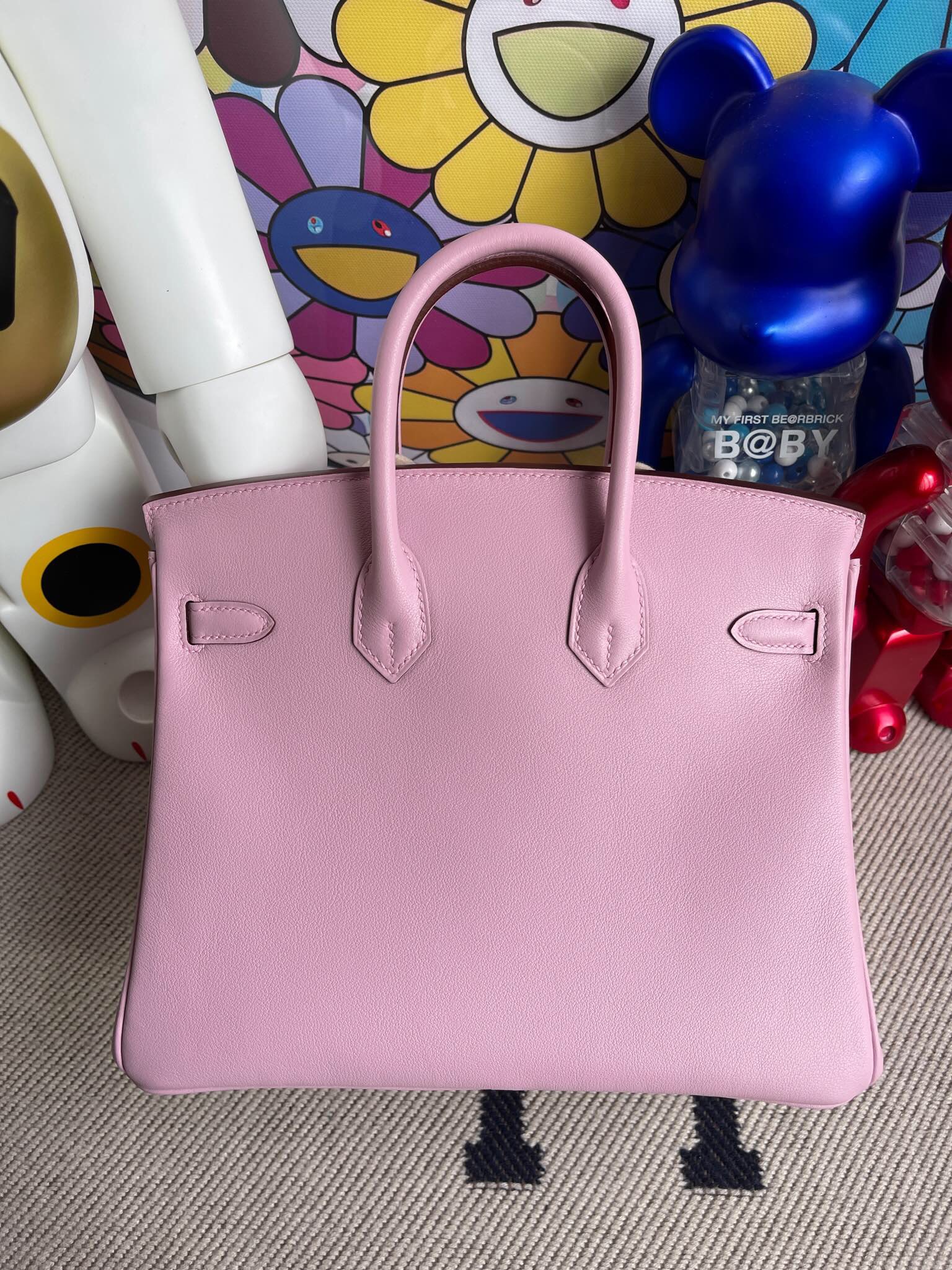 臺灣桃園市愛馬仕鉑金定製價格 Hermes Birkin 25cm Swift X9 Mauve Sylvestre