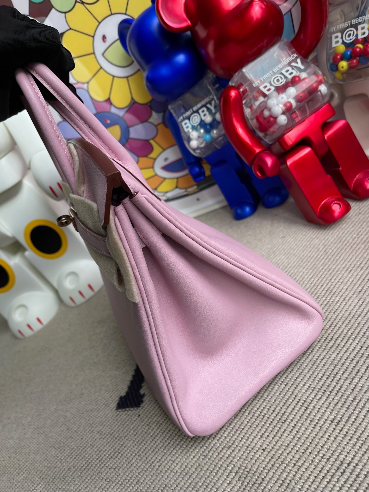 臺灣桃園市愛馬仕鉑金定製價格 Hermes Birkin 25cm Swift X9 Mauve Sylvestre