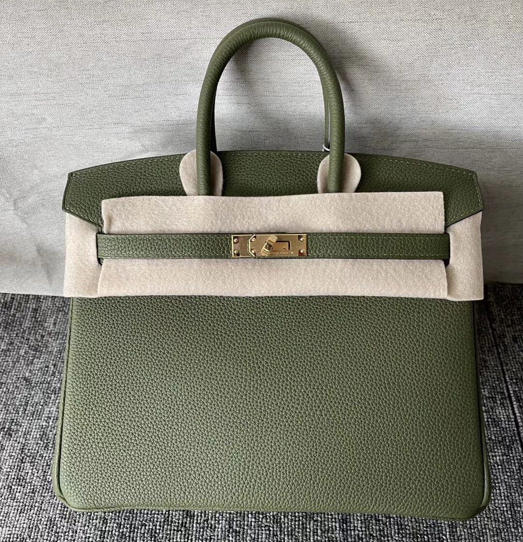 香港灣仔區跑馬地 愛馬仕鉑金包價格 Hermes Birkin 25cm Togo 6H 橄欖綠 金扣