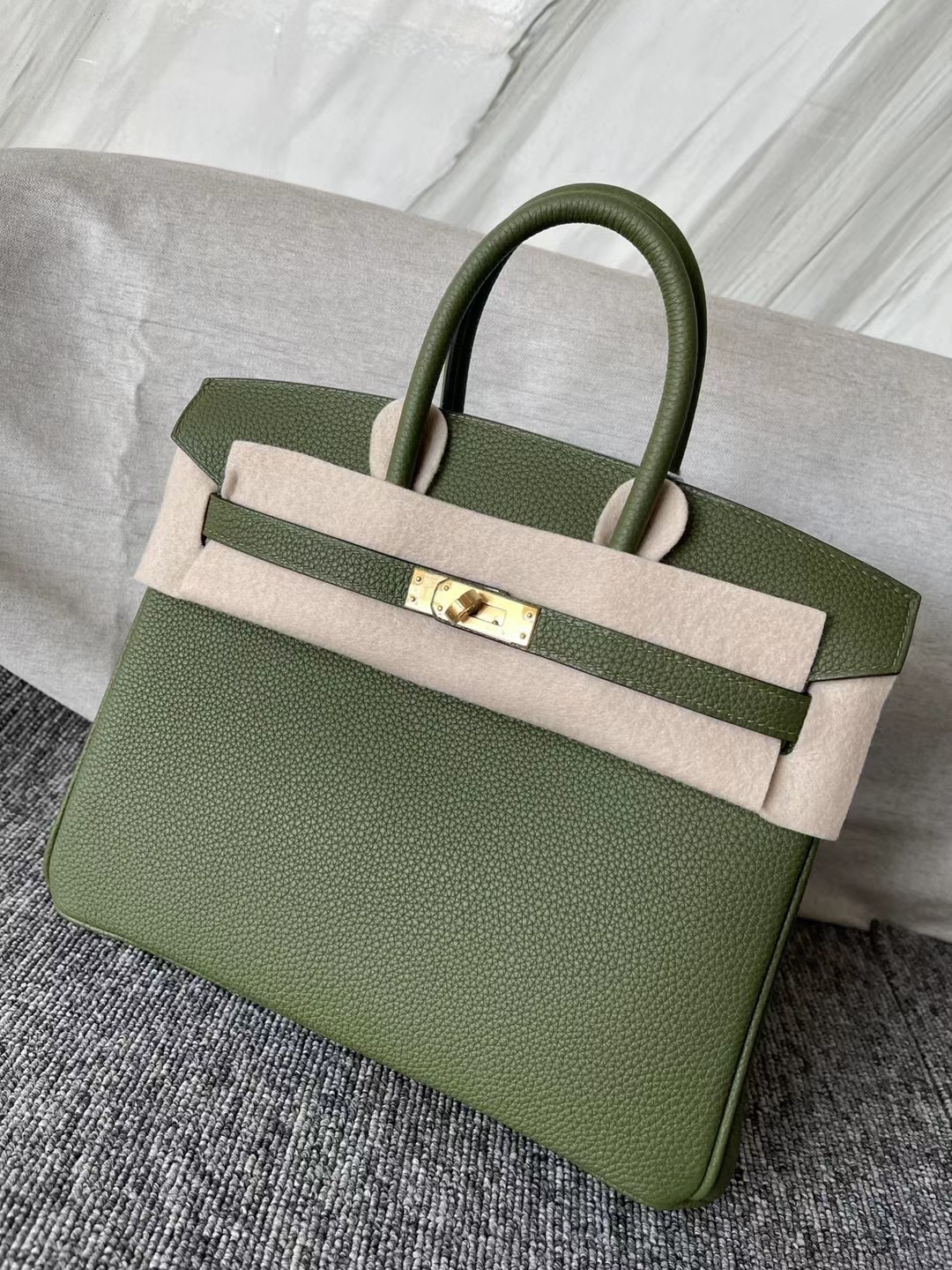 香港灣仔區跑馬地 愛馬仕鉑金包價格 Hermes Birkin 25cm Togo 6H 橄欖綠 金扣