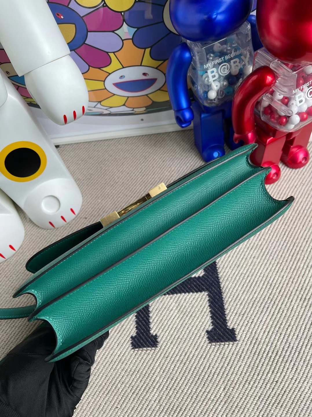 愛馬仕康康包官方售價 Hermes Constance 26cm Elan Epsom Z6 Malachite 孔雀綠 金扣