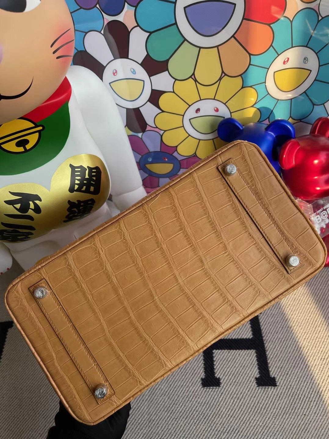 愛馬仕鉑金包價格官網 Hermes Birkin 30 霧面美洲鱷魚 麥穗色 銀扣 接受訂製