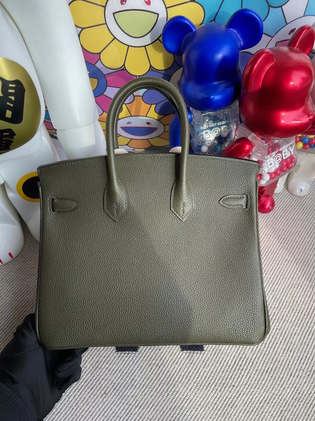 愛馬仕鉑金包專櫃價格 Hermes Birkin 25cm Togo G8 Vert Maquis 深橄欖綠