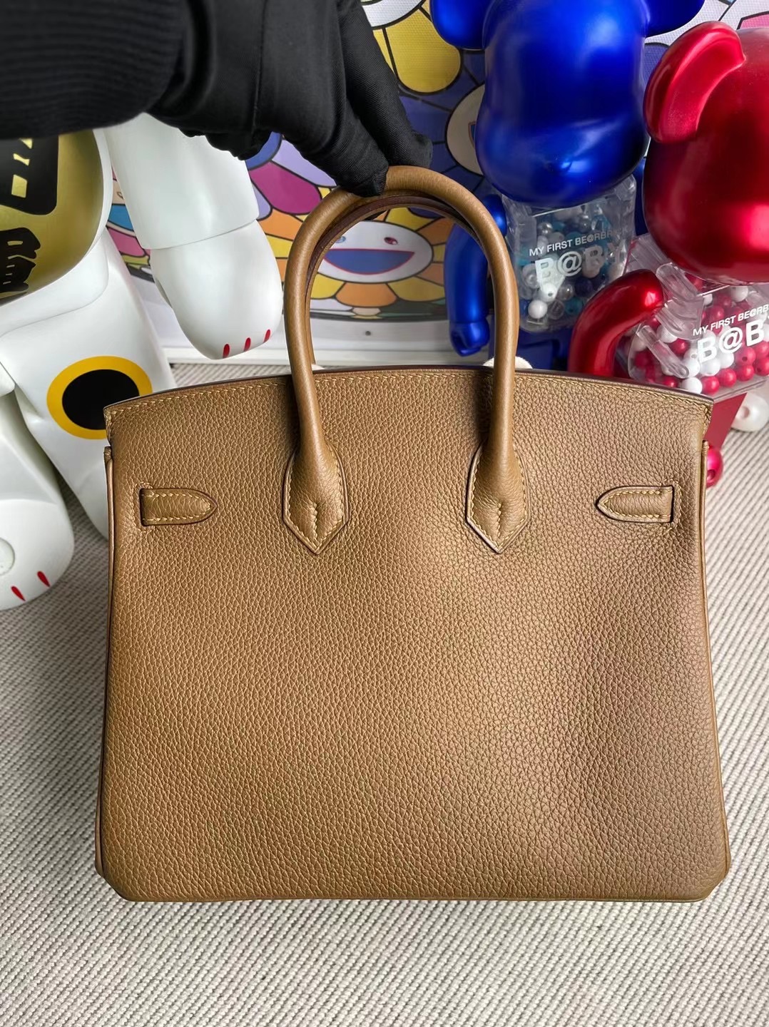 愛馬仕鉑金包多少錢一個 Hermes Birkin 25 Togo 3G Alezan 栗子棕金扣接受訂製