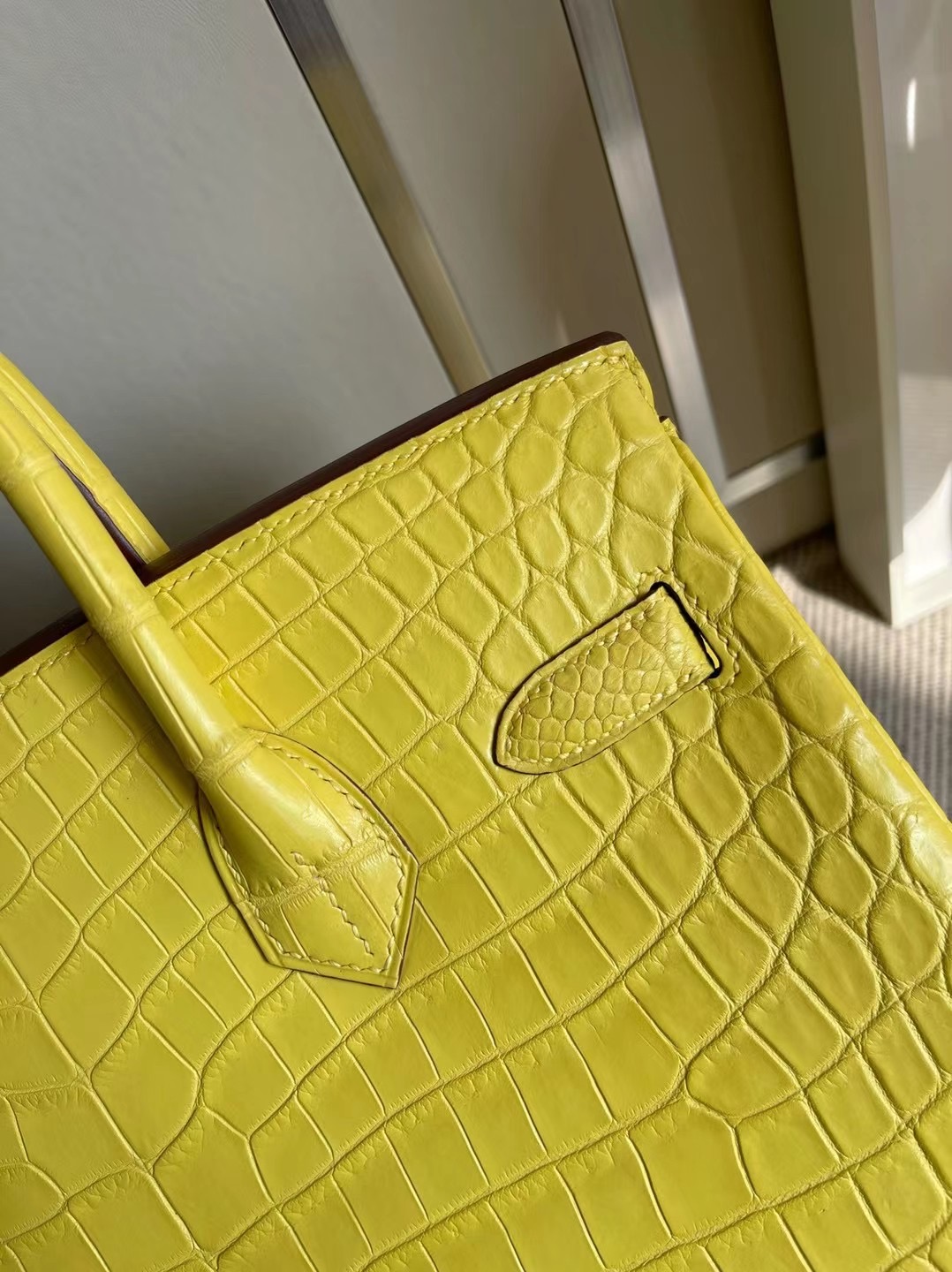 愛馬仕鉑金包包價格 Hermes Birkin 30cm 9R Lime 檸檬黃 面尼羅鱷魚 金扣