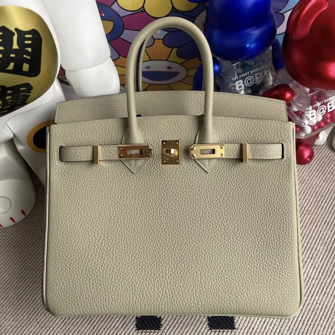 愛馬仕包包正品價格圖片 Hermes Birkin 25cm Q1 Sauge 鼠尾草綠 全手工蜜蠟線縫製