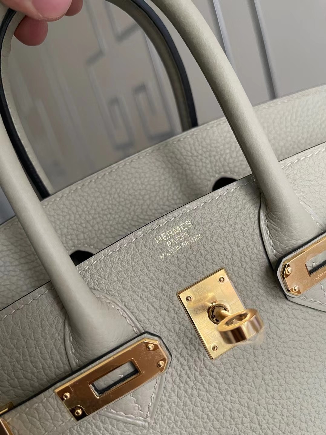 愛馬仕包包正品價格圖片 Hermes Birkin 25cm Q1 Sauge 鼠尾草綠 全手工蜜蠟線縫製